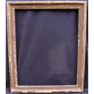 N° 892 18th Century Carved Wood Frame For Chassis 58 X 46.8 Cm