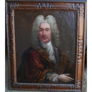 Portrait Of A Man Monsieur De Pomponne Oil/canvas 18th Century