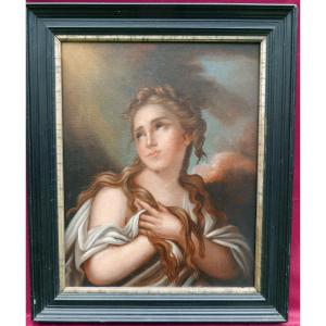 Portrait Of A Young Woman, Louis XV Period, Oil/canvas, 18th Century