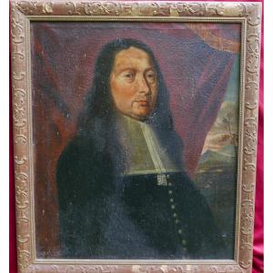 Portrait Of A Man From The Louis XIV Period Oil/canvas From The Early 18th Century