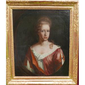 Portrait Of A Woman, Louis XIV Period, Oil/canvas, Early 18th Century