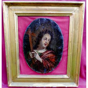 Portrait Of Jesus Christ, French School, 17th Century, Oil On Canvas