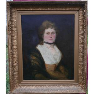Portrait Of A Woman, Maria Riechard, Oil On Canvas, 18th Century