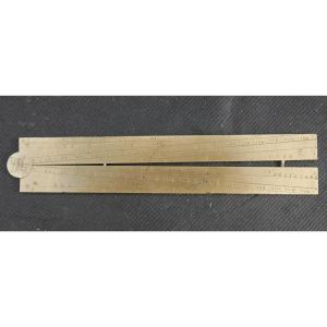 King's Foot In Engraved Brass, Late 18th/early 19th Century