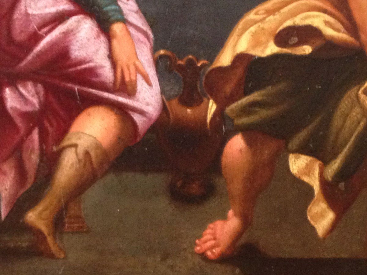 L'Ultima Cena, olio su rame, scuola fiamminga, fine XVII-inizio XVIII secolo-photo-3