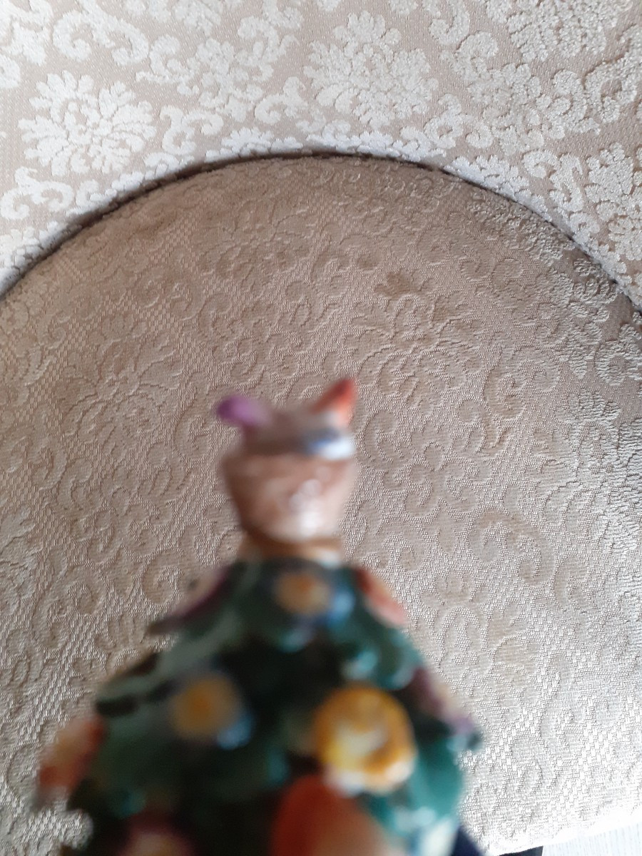 Flaconcino portaprofumo in porcellana decorata con fiori e  figure, Napoli, Italia, fine '800 -photo-1