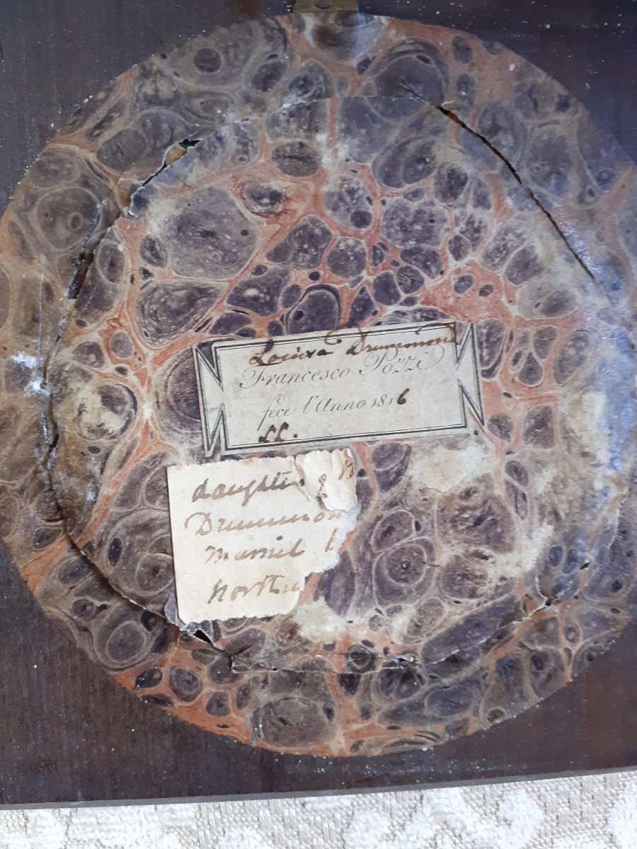 Coppia di profili in cera di Francesco Pozzi, Italia, 19mo secolo-photo-4