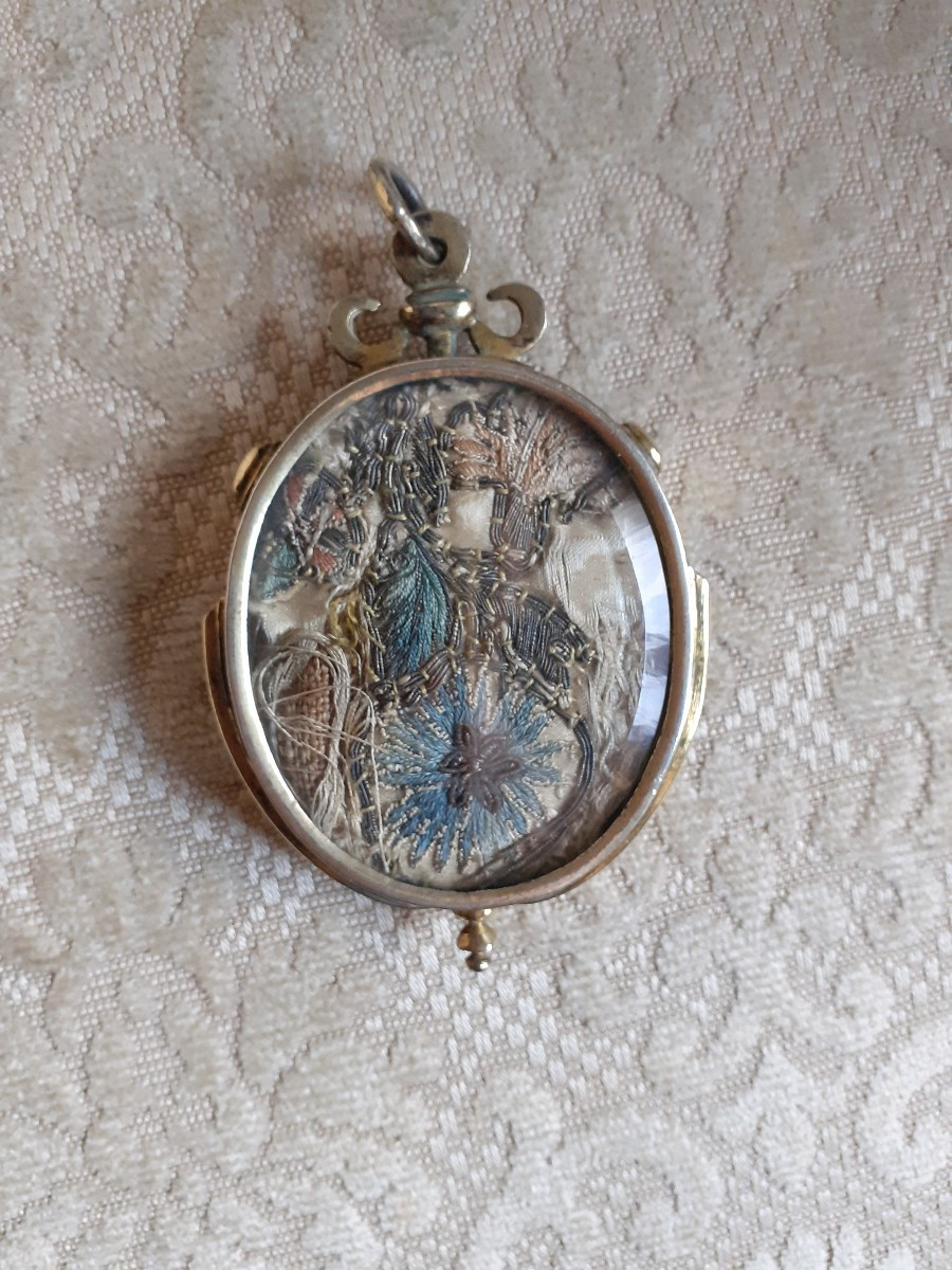 Reliquario di San Francesco,  olio su rame, Italia o Spagna XVIII secolo-photo-1