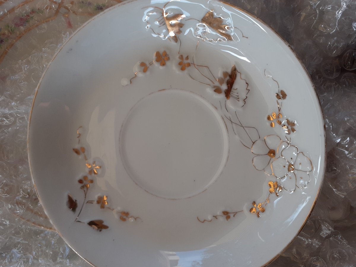 Tazza e piattino in porcellana, Russia XIX secolo.-photo-3