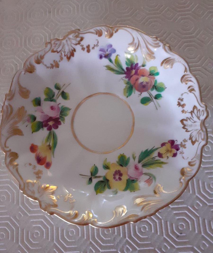 Tazza e piattino in porcellana, Russia, XIX secolo-photo-2