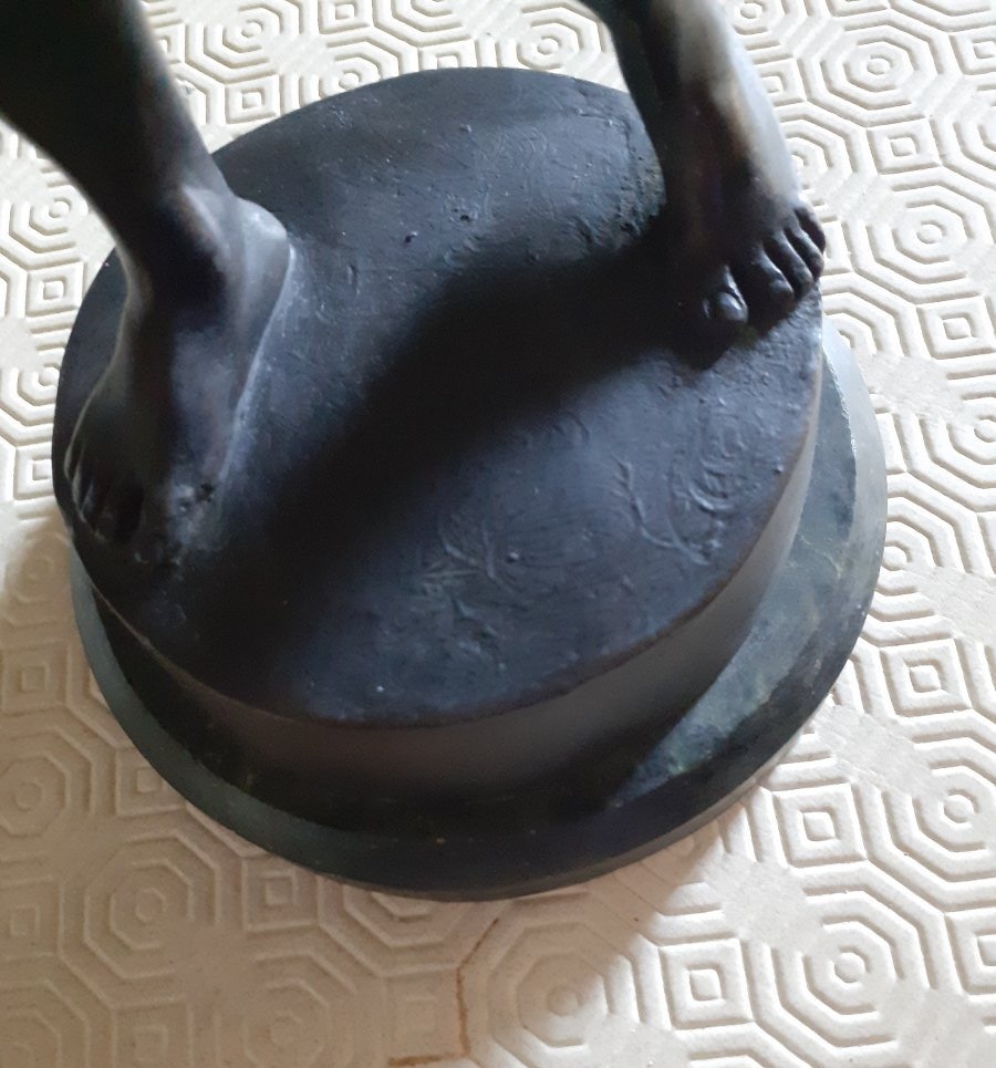 Perseo che mostra  la testa di Medusa, bronzo patinato, Italia 1930 circa-photo-4