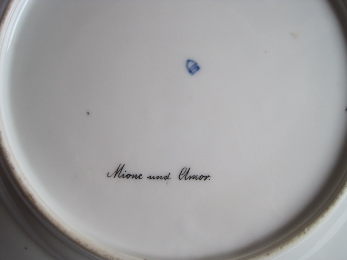 Assiette En Porcelaine à Décor De Scène Classique, Vienne XIXe Siècle-photo-4