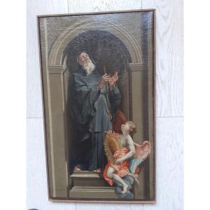 Scuola italiana, San Francesco di Paola, olio su tela, XVIII secolo