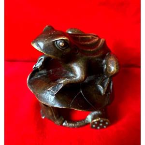 Okimono Bronze Sculpture