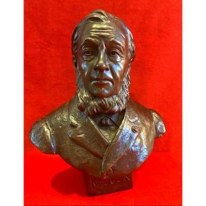 Bronze Bust Of Kruger