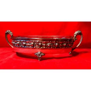 Centerpiece In Silver Metal