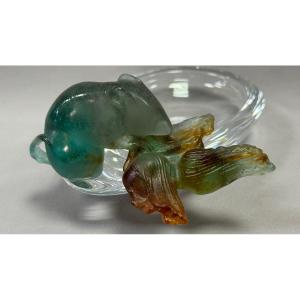 Daum: Large Empty Pocket, Mouse Eating From Maison Daum Nancy In Its Box