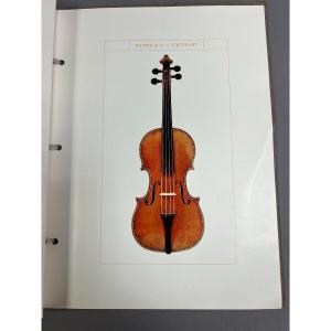 Musical Instrument Violin Book: Gresuble Stradivarius, Hamma And Co. Stuttgart