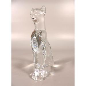 Crystal Cat Or Panther By Baccarat