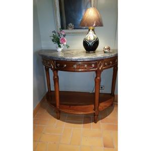 Serving Console In Walnut - 18th Time - Louis XVI -