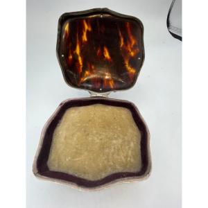 Mini Box - English Silver Box - Tortoiseshell - Goldsmiths & Silversmiths Company 