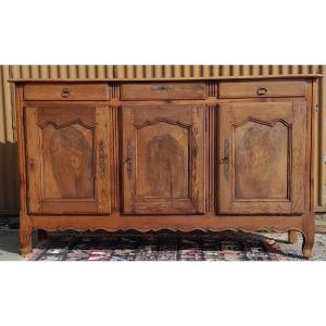 Enfilade En Noyer De Style Louis XV, d'époque 19ème. 