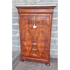 Louis Philippe Period Mahogany Secretary, 19th 