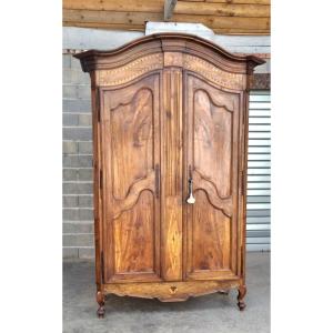 Provençal Walnut Wardrobe, Louis XV Period, 18th