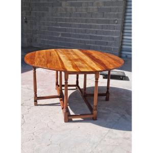 Solid Rosewood Portfolio Table, Restoration, 19th Century