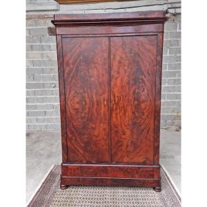 Mahogany Armoire, Louis Philippe, 19th Century 