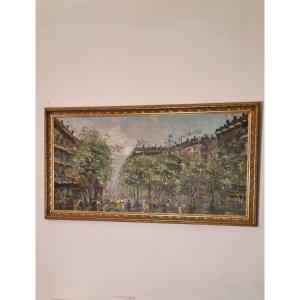 Large Oil On Canvas, Signed B. Rimo / Brimo, 20th Century