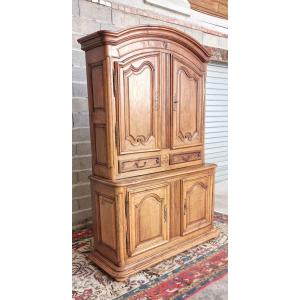 Two-part Buffet In Light Oak, Louis XIV / Regency – 18th Century