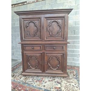 Two-part Carved Oak Buffet – Louis XV Style