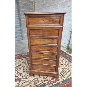 Mahogany Napoleon III Drop-leaf Desk, 19th Century