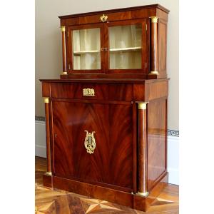 Empire Mahogany And Ormolu Cabinet, Early 19th Century Circa 1810