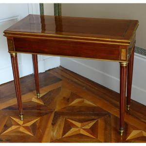 Louis XVI Mahogany Games Table 