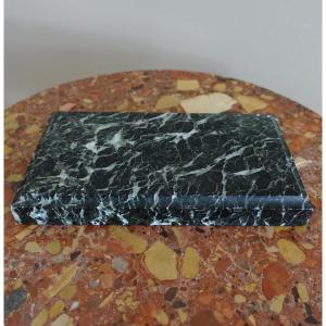 Neoclassical Presentation Base For Empire Pendulum Riser In Sea Green Marble 23.5x12cm