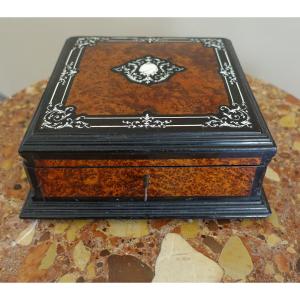 Napoleon III Marquetry Jewelry Box