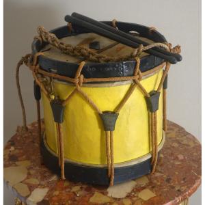Child's Drum And Its Sticks, 19th Century - 1900