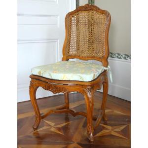 Louis XV Caned Chair, 18th Century