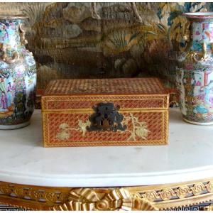 China - Qing Period Carved Lacquer Box - Late 19th/early 20th Century