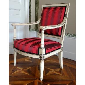 Imperial Empire Armchair For The Tuileries (iron Mark & Inventory), Attributed To Jacob Desmalter