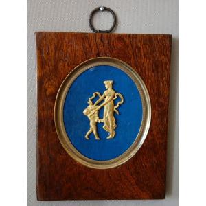 Gilt Bronze Miniature Of Venus And l'Amour - 19th Century