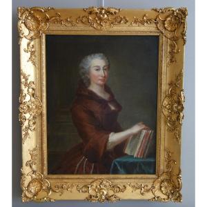 18th Century French School, Amusing Double Portrait Of A False Devotee, Followed By Nattier