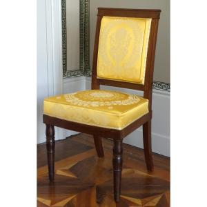 Jacob Desmalter- Empire Period Mahogany Chair - Stamped