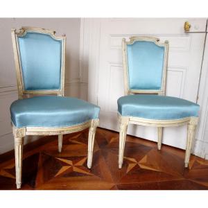 Pair Of Louis XVI Cabriolet Chairs