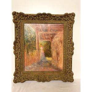 Oil On Panel By Paul Flaubert, Impressionist Painter 