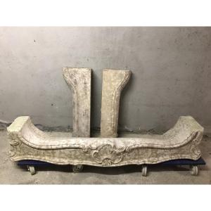 Lxv Style Fireplace In Pink Marble Or Burgundy Pink Stone