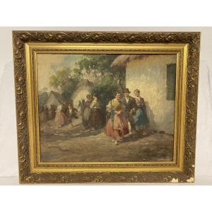 Hungarian Oil On Canvas By Acs Agoston 