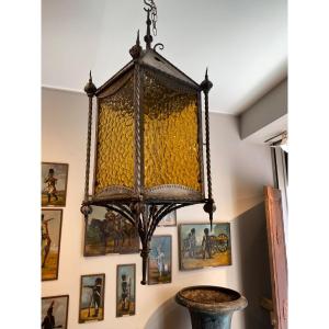 Wrought Iron Lantern